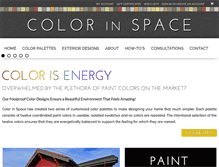 Tablet Screenshot of colorinspace.com